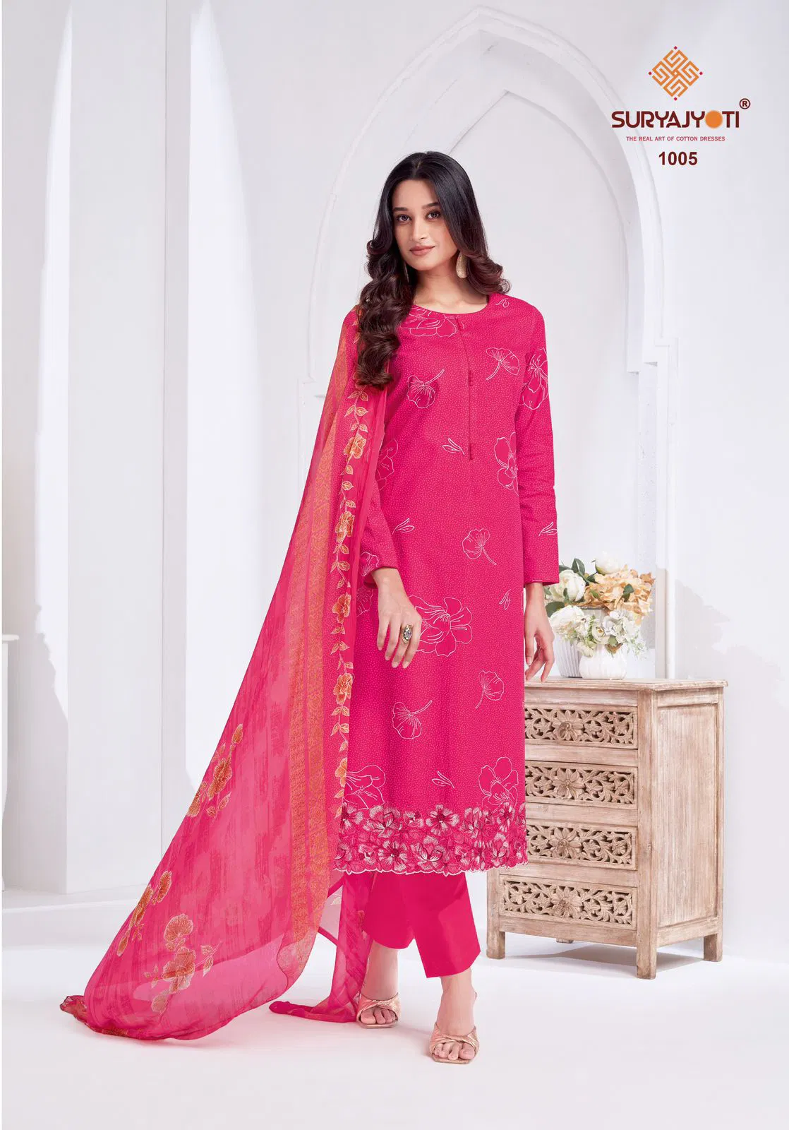 Kashya Vol 01 By Suryajyoti Cotton Dress Material Wholesale Market In Surat With Price
